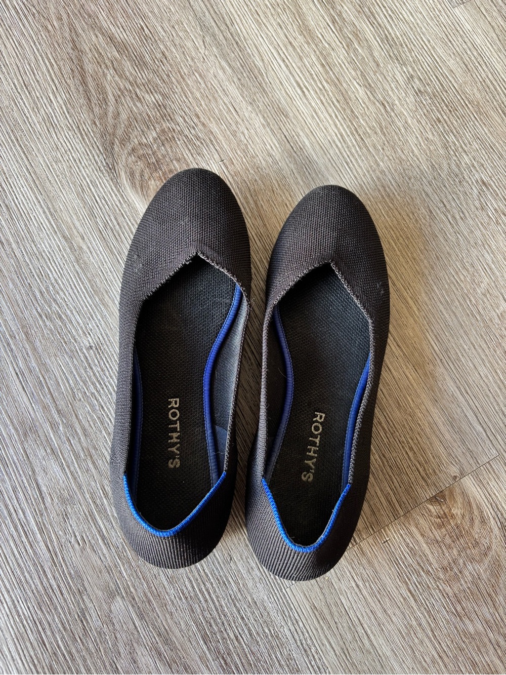 Rothys black rounded toe flat - Picture 5 of 10